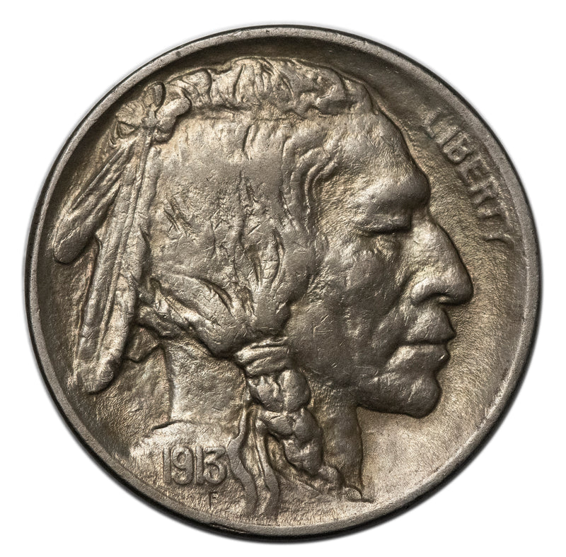 1913 -P Buffalo Nickel Type 1 w full horn - Choice BU Condition (9105)