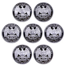 1992-1998 S Proof Washington Quarter Run 90% Silver 7 Coins