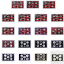 1999-2017 S Quarter Silver Proof Set Run 90% Silver in Lenses No Boxes or COAs 96 Coins