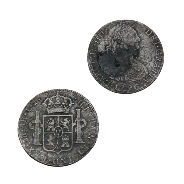 8 Reales Coin 1796 - Carolus IIII