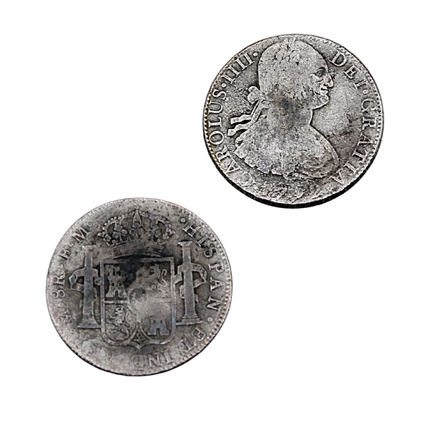 8 Reales Coin 1792 - Carolus IIII