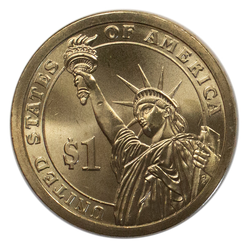 2012 -P Benjamin Harrison Presidential Dollar BU Clad US Coin