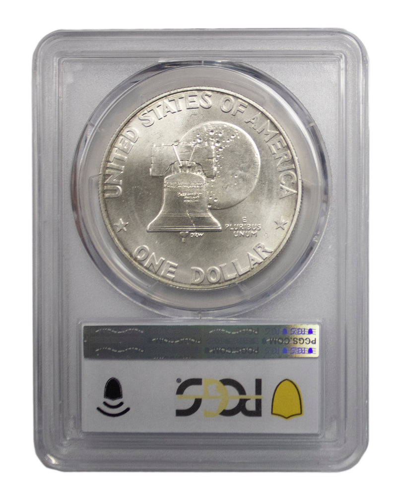 1976 -S Silver Eisenhower (IKE) BU Bicentennial Dollar PCGS MS66