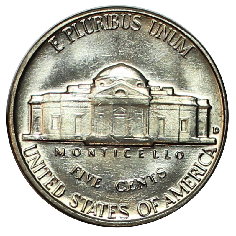 1962 -D Jefferson Nickel - Choice/Gem BU US Coin