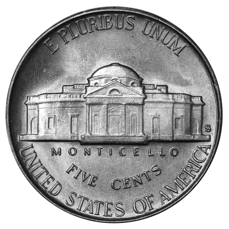 1947-S Full Step FS Gem BU Jefferson Nickel