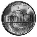 1942-S Silver Full Step FS Gem BU Jefferson Nickel