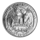 1942 -P Washington Quarter 25c - Gem BU Condition (SP)