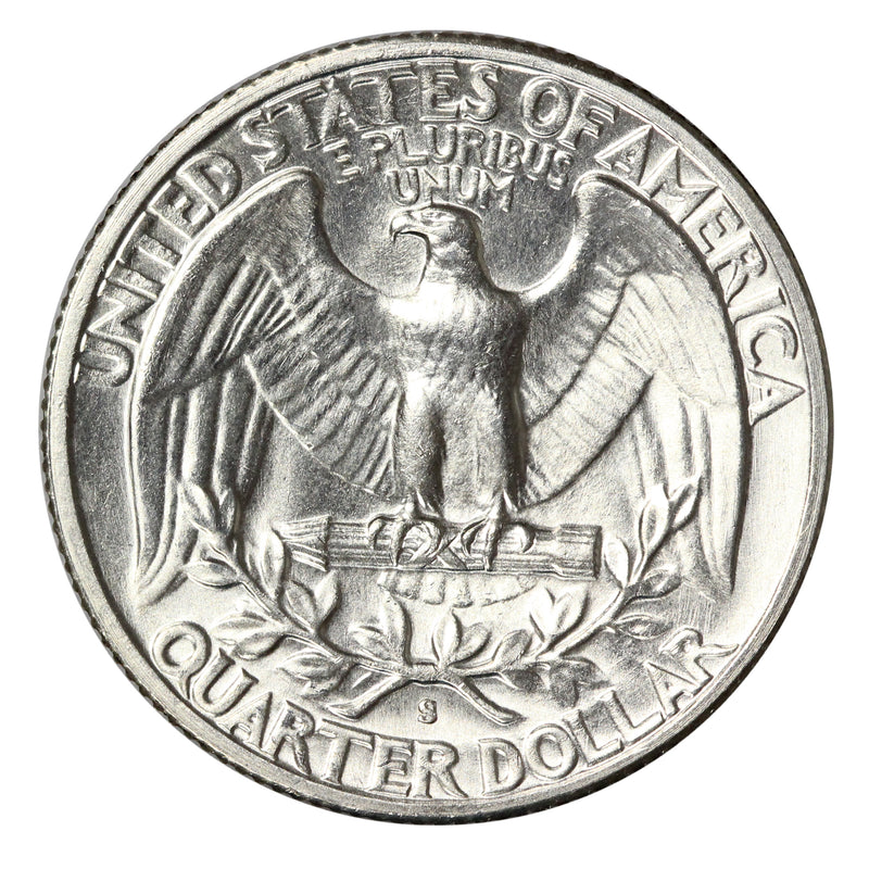 1942 -S Washington Quarter 25c - Gem BU Condition (SP)