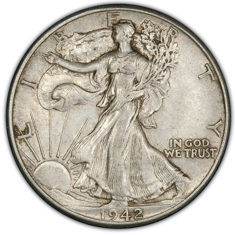Walking Liberty Half dollar Roll of 20 coins (RANDOM YEARS) 90% Silver - XF / AU
