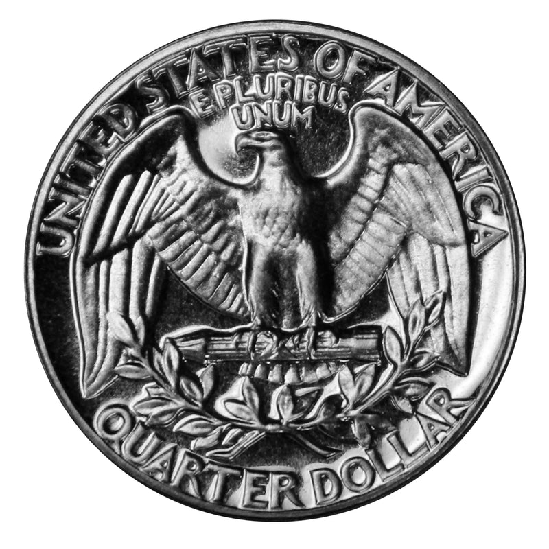 1963 Washington Quarter Proof 90% Silver Gem Brilliant US Coin