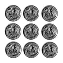 1956-1964 S Proof Washington Quarter Run 90% Silver 9 Coins