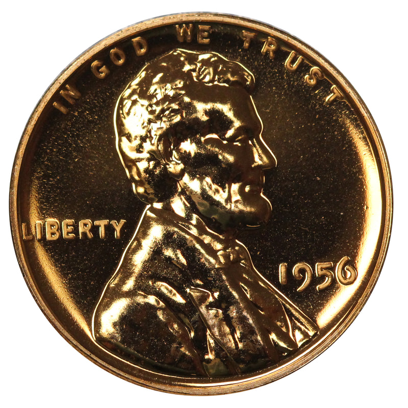 1956 Gem Proof Lincoln Wheat Cent  Brilliant