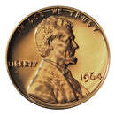 1964 Gem Proof Lincoln Cent Roll (50 Coins)
