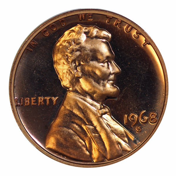 1968 Gem Proof Lincoln Memorial Cent