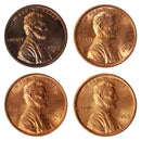 1969 P D S S Lincoln Memorial Cent 1c Year set Proof & BU US 4 Coin lot