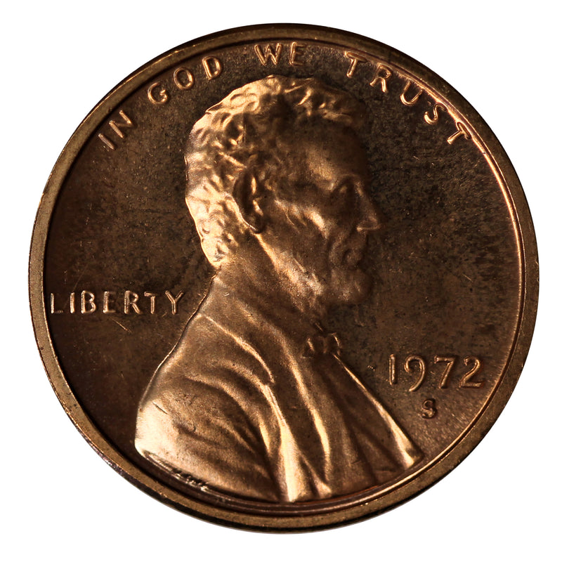 1972 Gem Proof Lincoln Memorial Cent