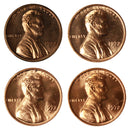 1972 P D S S Lincoln Memorial Cent 1c Year set Proof & BU US 4 Coin lot