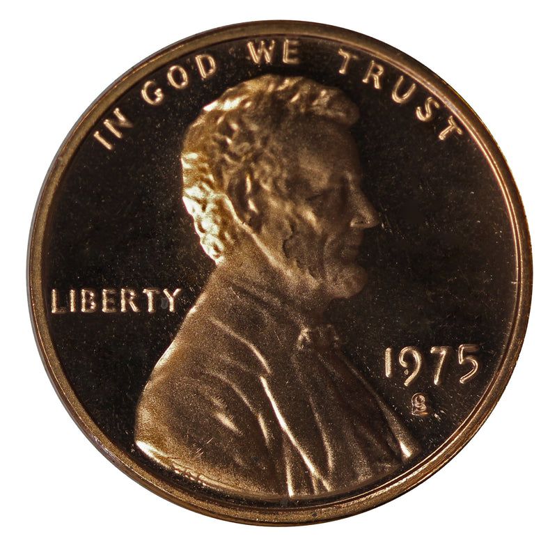 1975 Gem Proof Lincoln Cent Roll (50 Coins)
