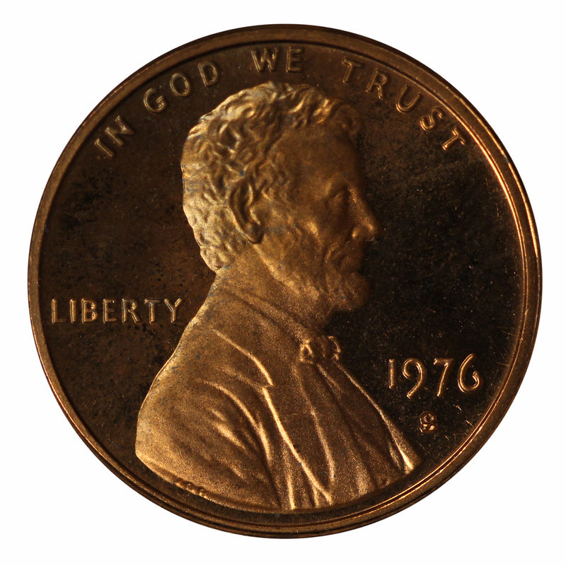 1976 Gem Proof Lincoln Cent Roll (50 Coins)