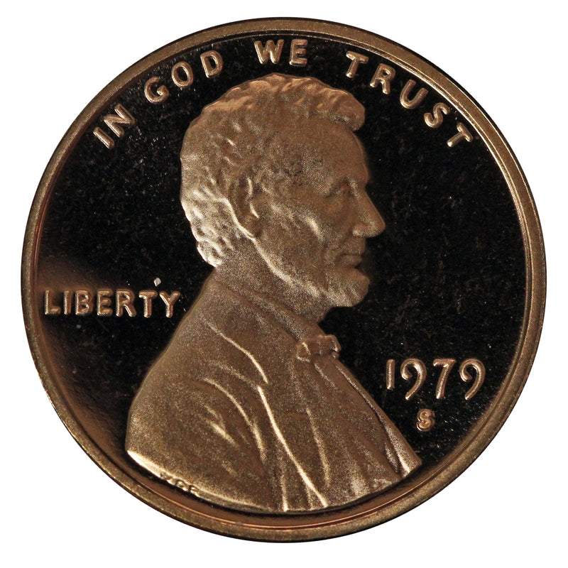 1979 S Lincoln Cent Choice Cameo Proof type 2 (Clear S)
