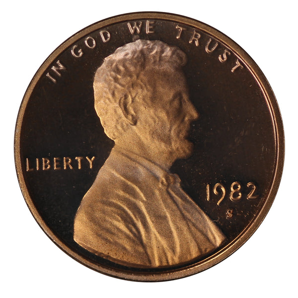 1982 Gem Deep Cameo Proof Lincoln Memorial Cent