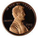 1983 Gem Proof Lincoln Cent Roll (50 Coins)