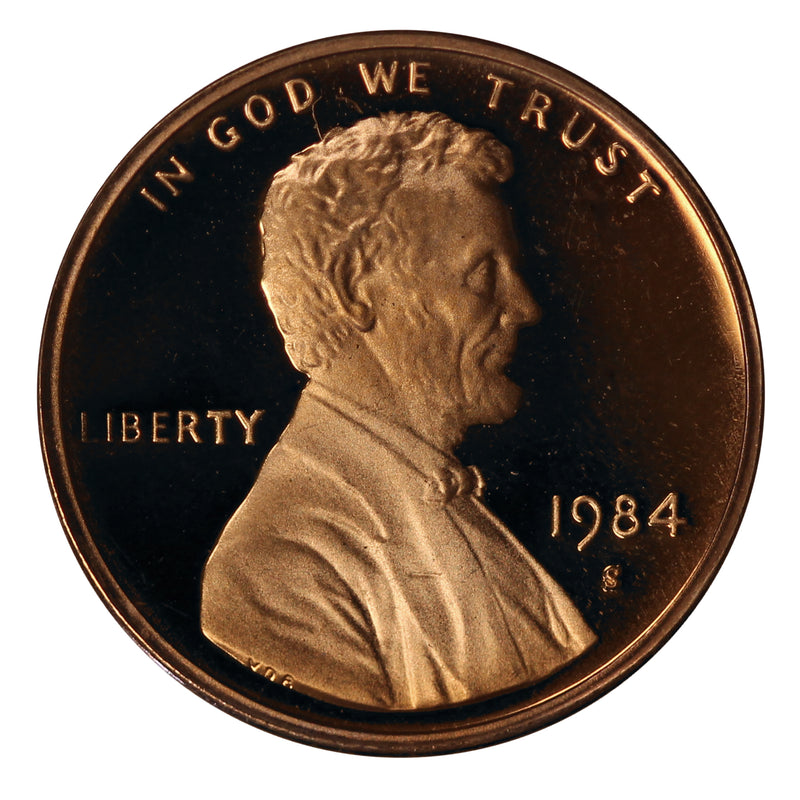 1984 Gem Deep Cameo Proof Lincoln Memorial Cent