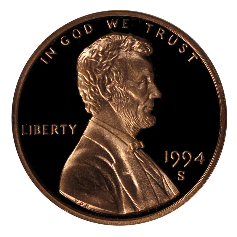 1994 Gem Proof Lincoln Cent Roll (50 Coins)