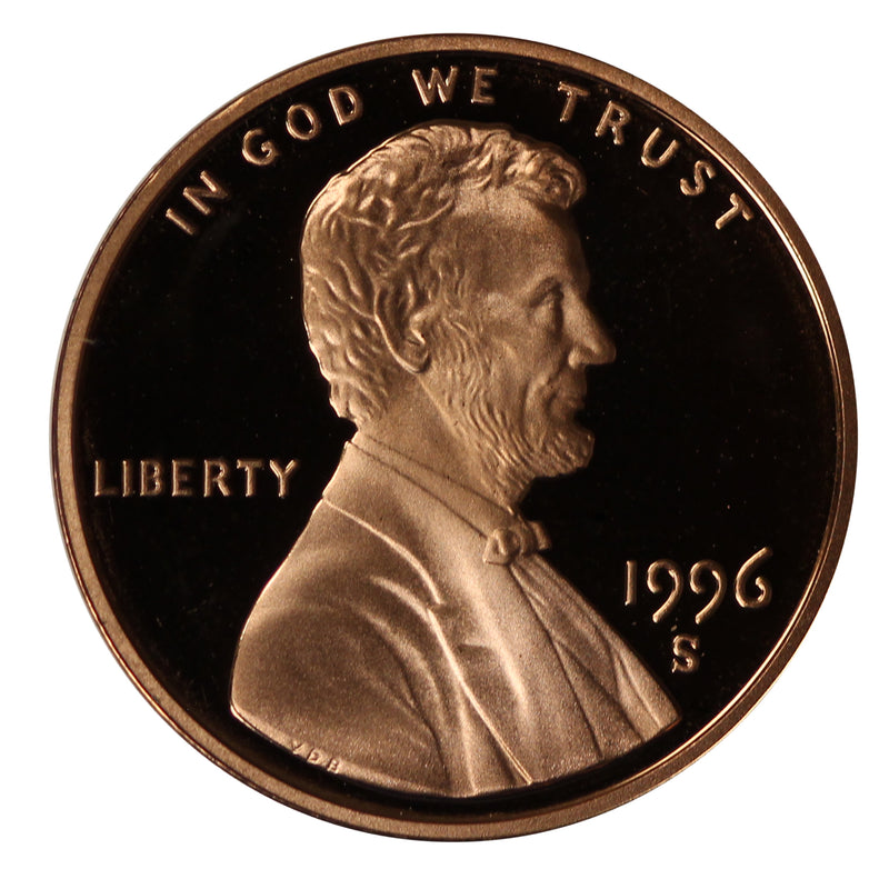 1996 Gem Proof Lincoln Cent Roll (50 Coins)