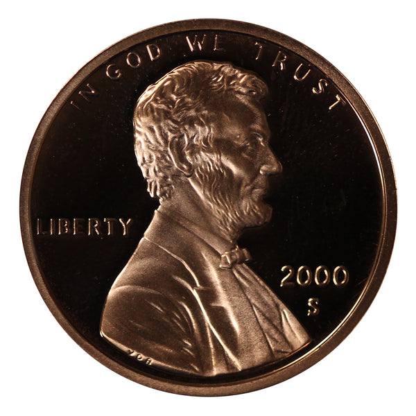 2000 Gem Deep Cameo Proof Lincoln Memorial Cent