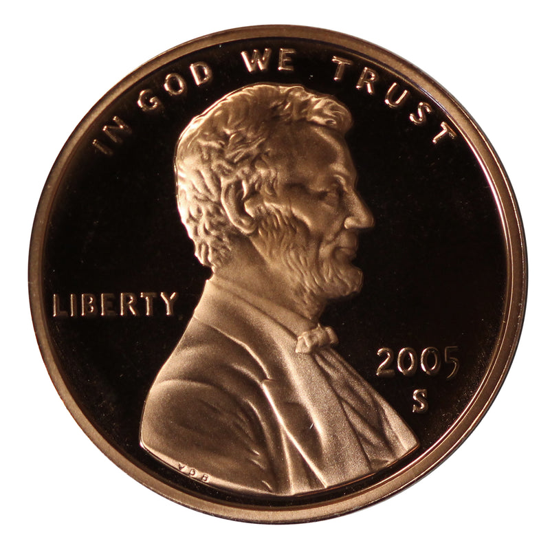 2005 Gem Deep Cameo Proof Lincoln Memorial Cent