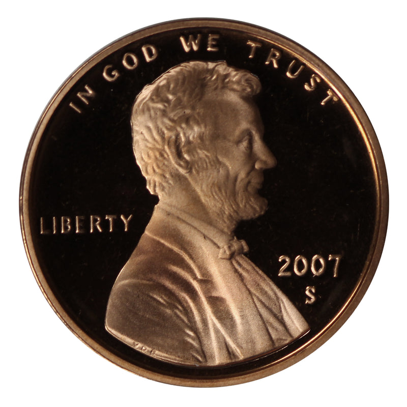 2007 Gem Proof Lincoln Cent Roll (50 Coins)