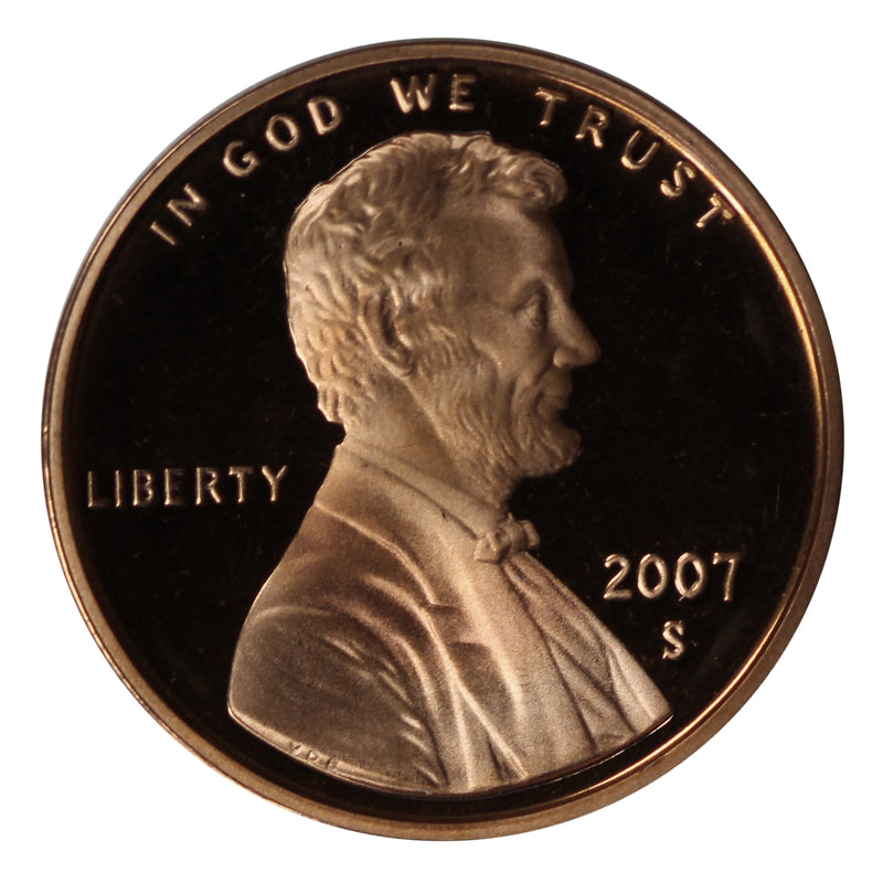 2007 Gem Deep Cameo Proof Lincoln Memorial Cent