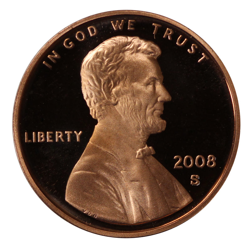 2008 Gem Deep Cameo Proof Lincoln Memorial Cent