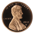 2012 Gem Proof Lincoln Cent Roll (50 Coins)