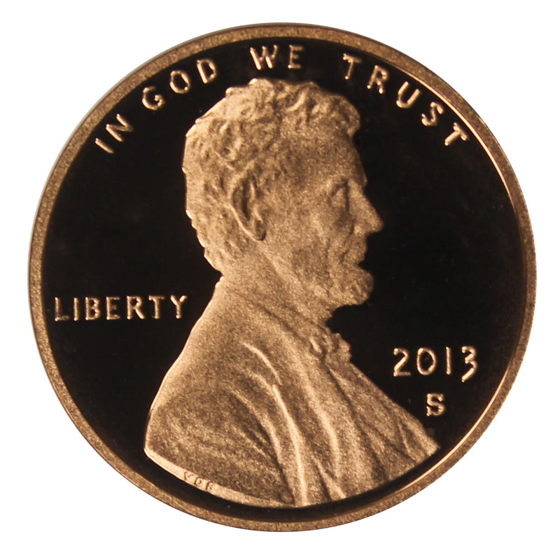 2013 Gem Proof Lincoln Cent Roll (50 Coins)