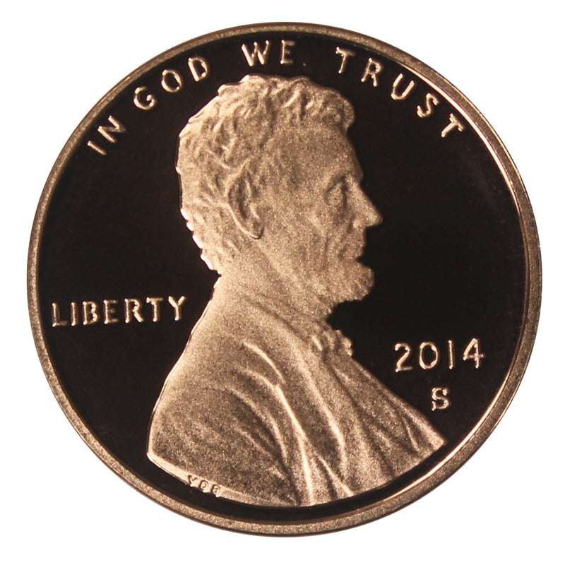 2014 Gem Proof Lincoln Cent Roll (50 Coins)