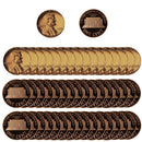 1962 Gem Proof Lincoln Cent Roll (50 Coins)