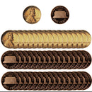 1964 Gem Proof Lincoln Cent Roll (50 Coins)