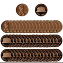 1966 SMS Lincoln Cent Roll (50 Coins)