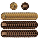 1971 Gem Proof Lincoln Cent Roll (50 Coins)