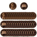 1972 Gem Proof Lincoln Cent Roll (50 Coins)