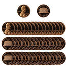 1973 Gem Proof Lincoln Cent Roll (50 Coins)