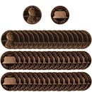 1976 Gem Proof Lincoln Cent Roll (50 Coins)