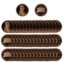 1989 Gem Proof Lincoln Cent Roll (50 Coins)