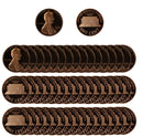 1990 Gem Proof Lincoln Cent Roll (50 Coins)