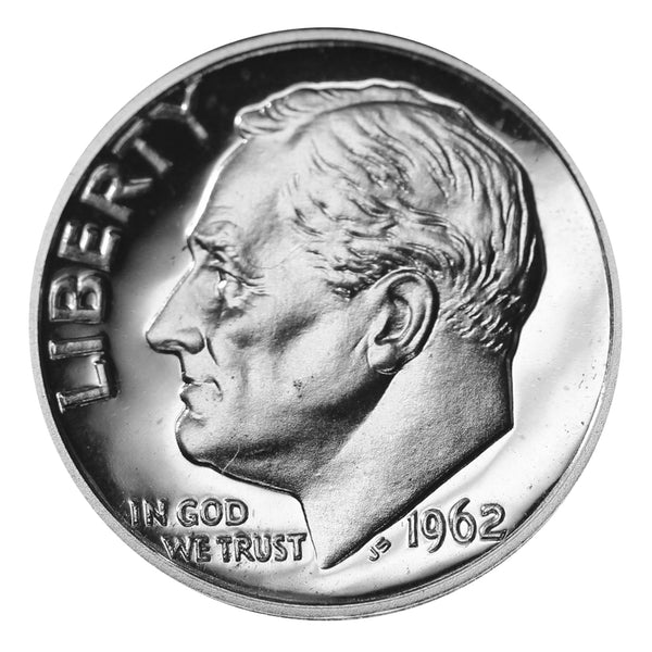 1962 Roosevelt Dime choice 90% Silver Proof