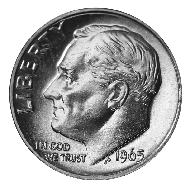 1965 SMS Roosevelt Dime Roll (50 Coins)