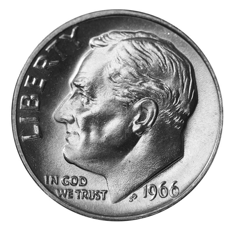 1966 SMS Roosevelt Dime Roll (50 Coins)