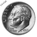 1966 Roosevelt Dime Choice CN-Clad SMS
